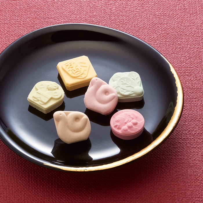 和三盆 巳年の宝 新春小盒 蛇年 和菓子禮盒【15個入】
