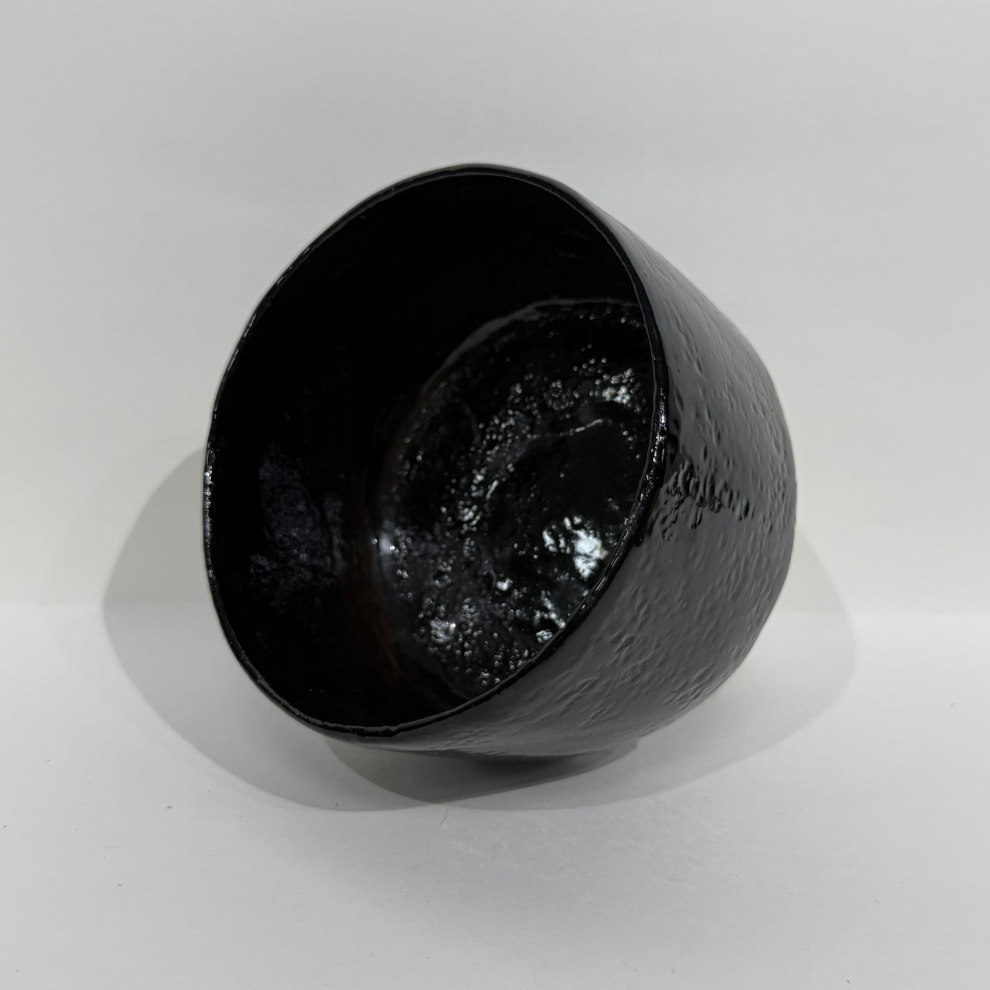 SBKTB09 方竹造 黑樂茶碗