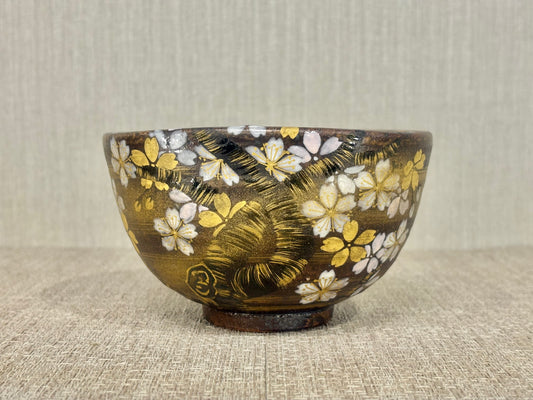 SBKTB175 総峰造　桜さくら　茶碗 京燒 櫻花