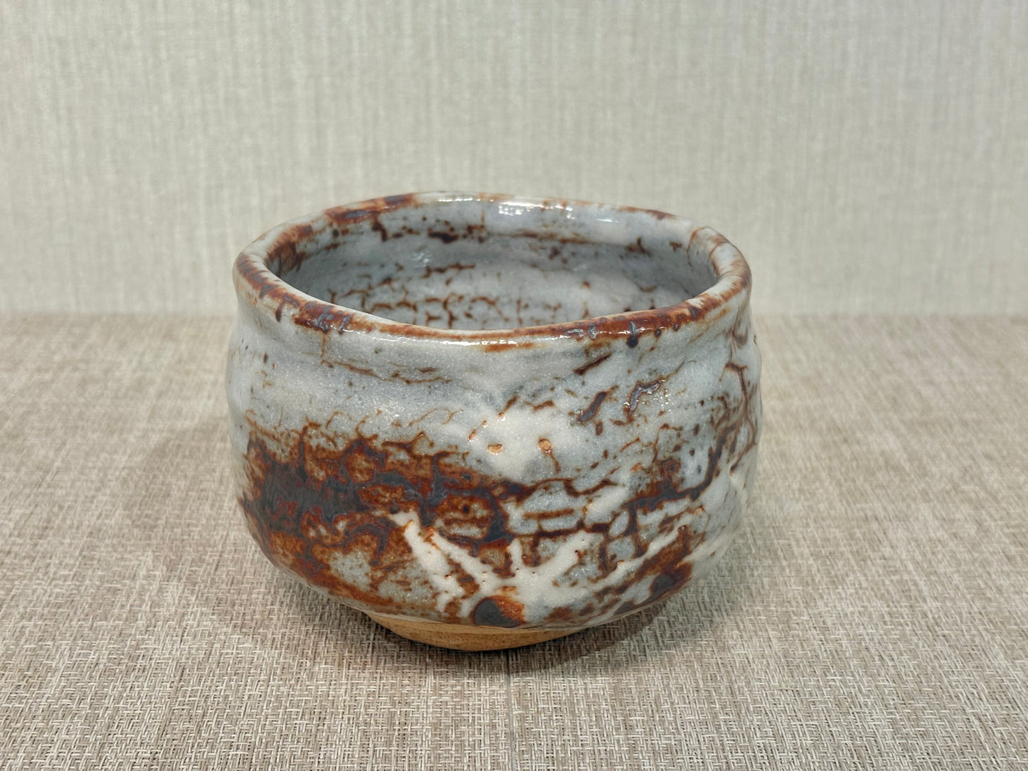 SBKTB194 田中源也造　鼠志野　茶碗